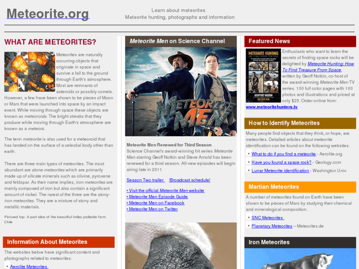 www.meteorite.org