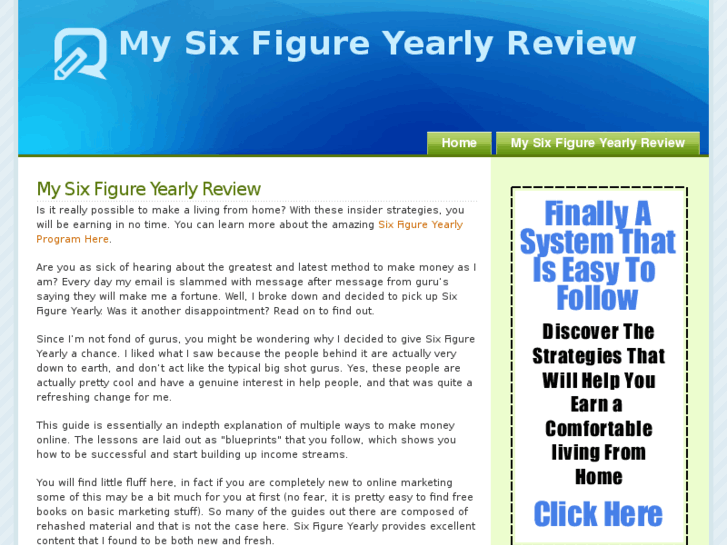 www.mysixfigureyearlyreview.com