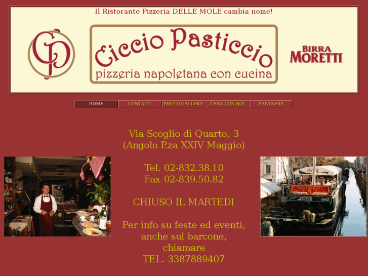 www.pizzeriacicciopasticcio.com