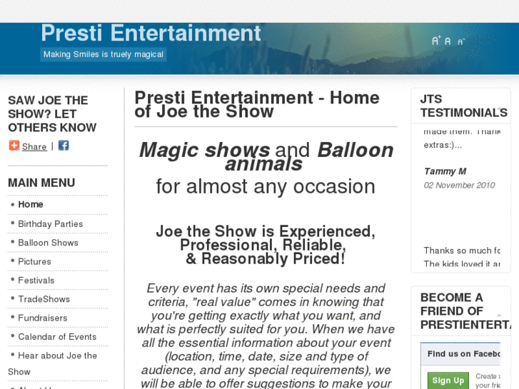 www.prestientertainment.com