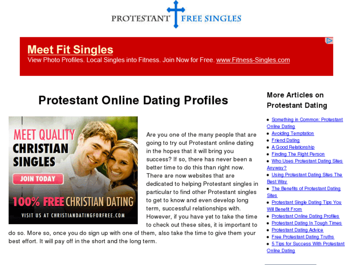 www.protestantfreesingles.com