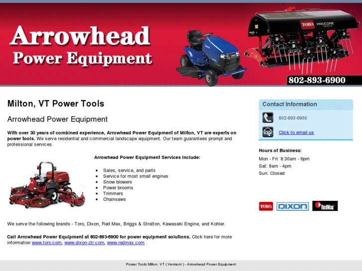 www.arrowheadpowerequipment.com