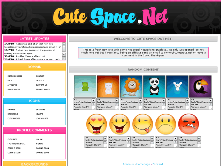 www.cutespace.net