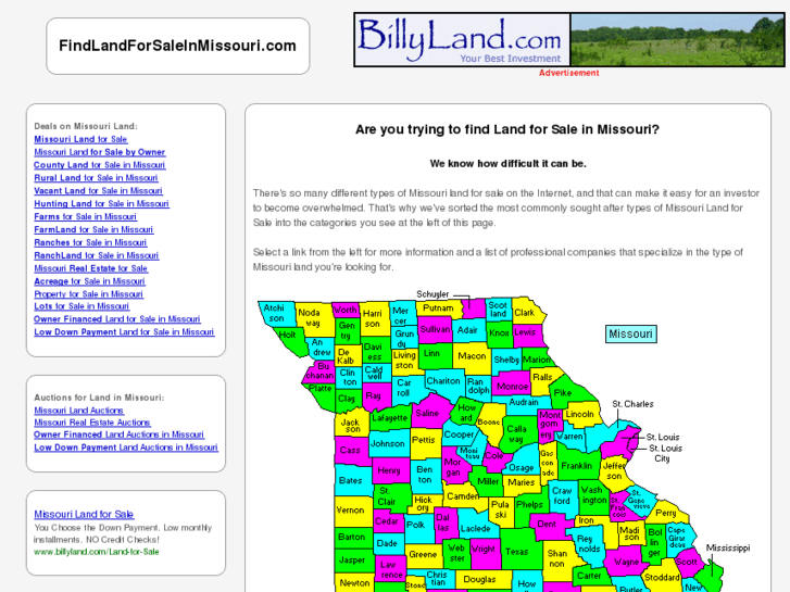 www.findlandforsaleinmissouri.com