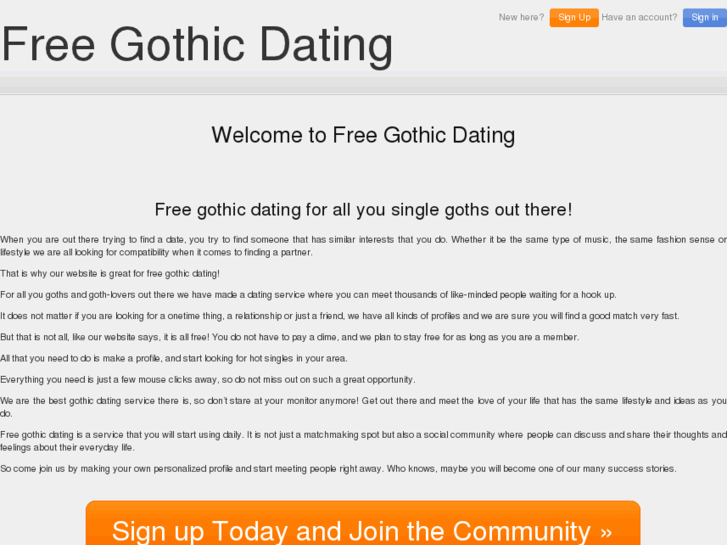 www.freegothicdating.com