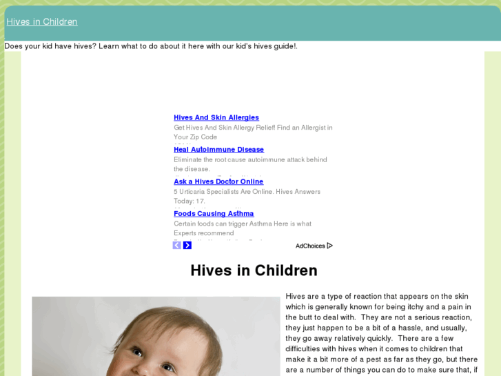 www.hivesinchildren.com