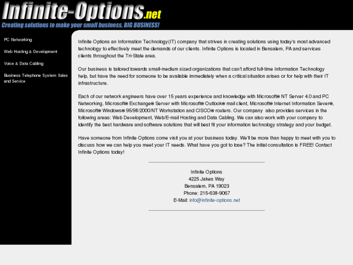 www.infinite-options.net