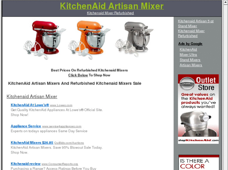 www.kitchenaidartisianmixer.org