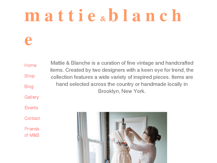 www.mattieandblanche.com