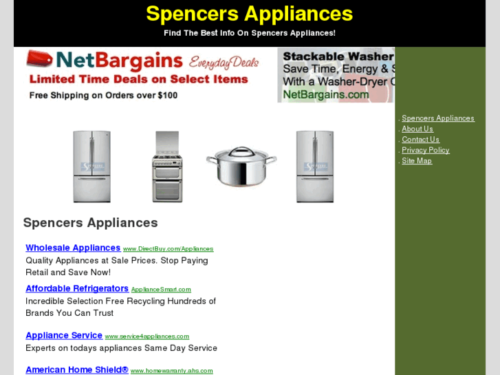 www.spencersappliances.org