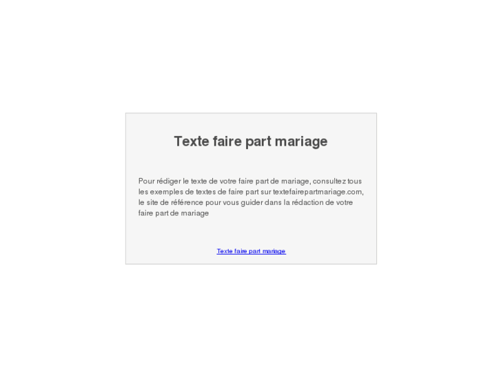 www.textefairepartmariage.com