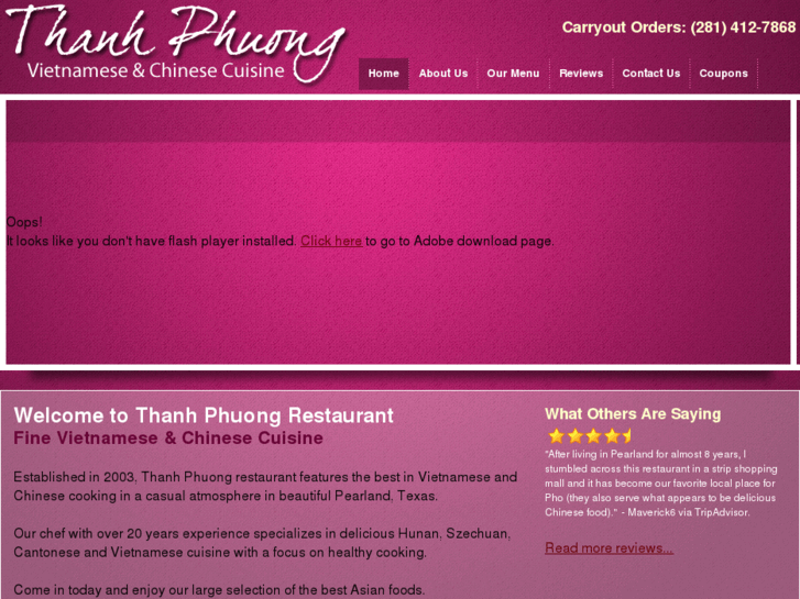 www.thanhphuongrestaurant.com