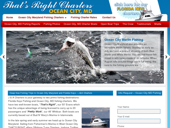 www.thatsrightcharters.com