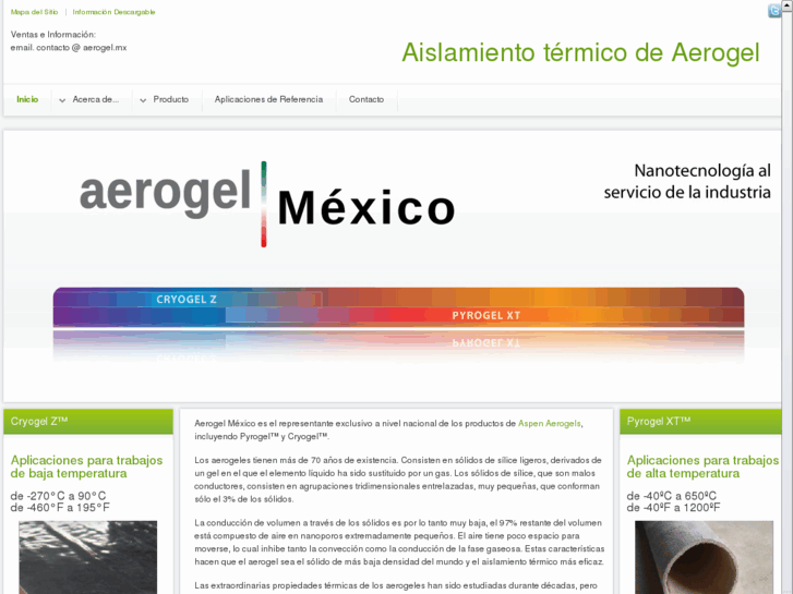 www.aerogel.mx