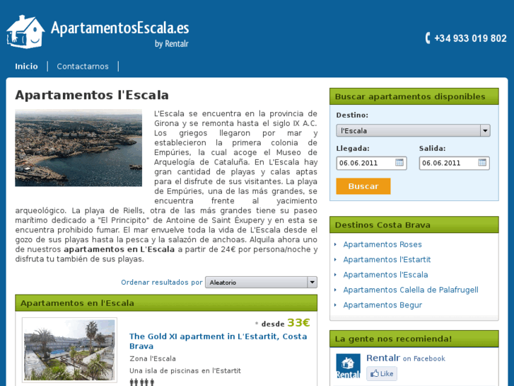 www.apartamentosescala.es