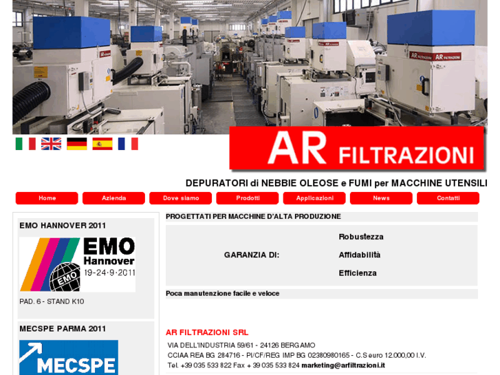 www.arfiltrazioni.it