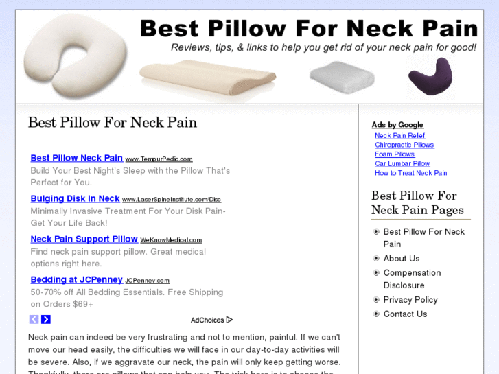 www.bestpillowforneckpain.net