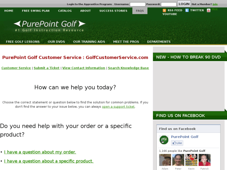 www.golfcustomerservice.com