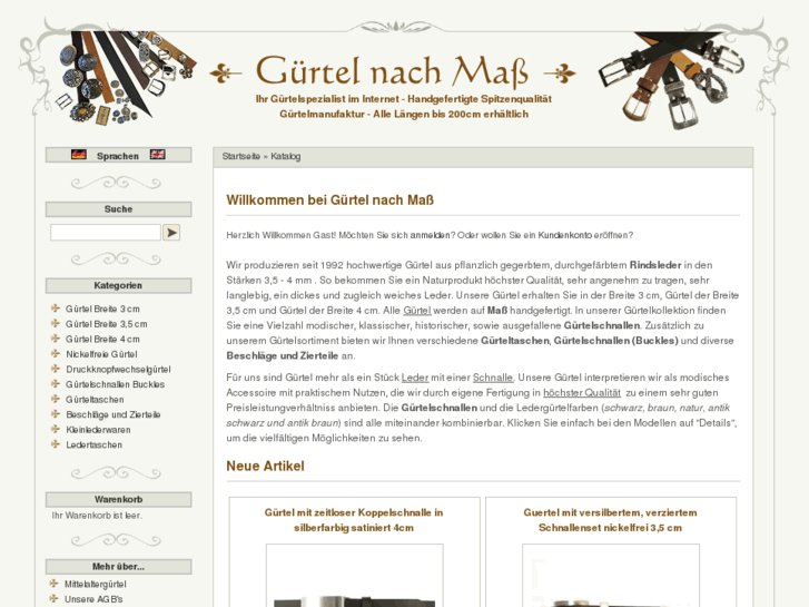 www.guertel-nach-mass.de