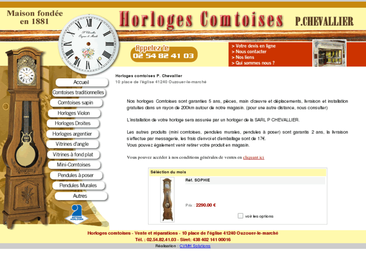 www.horloges-comtoises.com