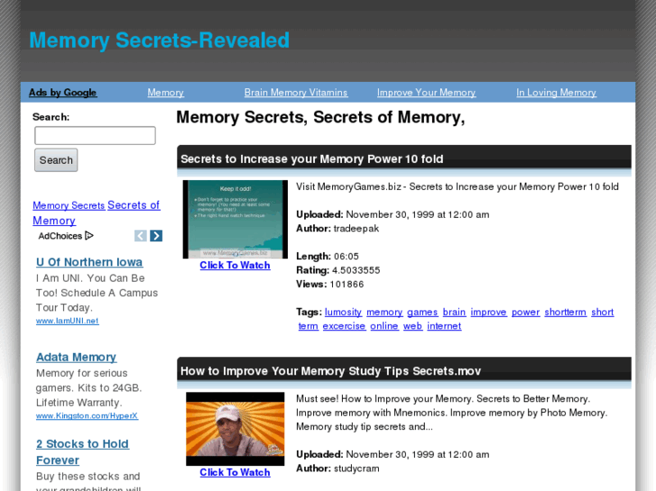 www.memorysecrets-revealed.com