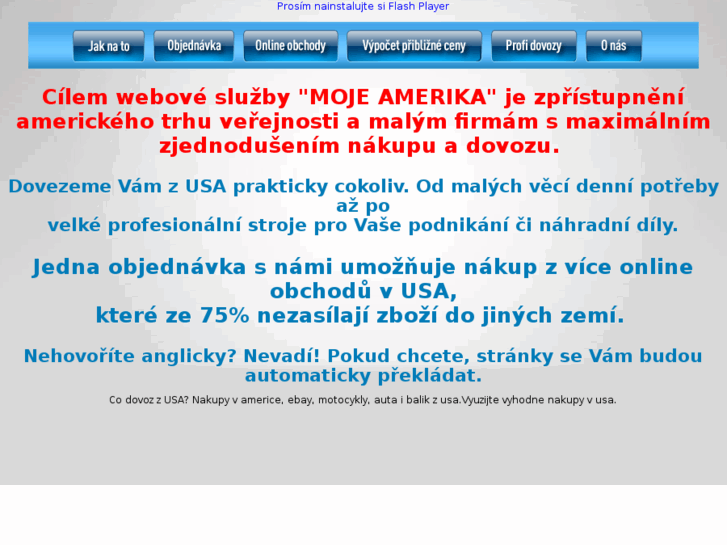 www.mojeamerika.cz