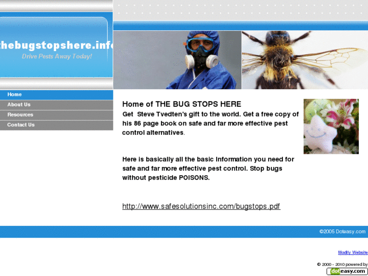 www.thebugstopshere.info
