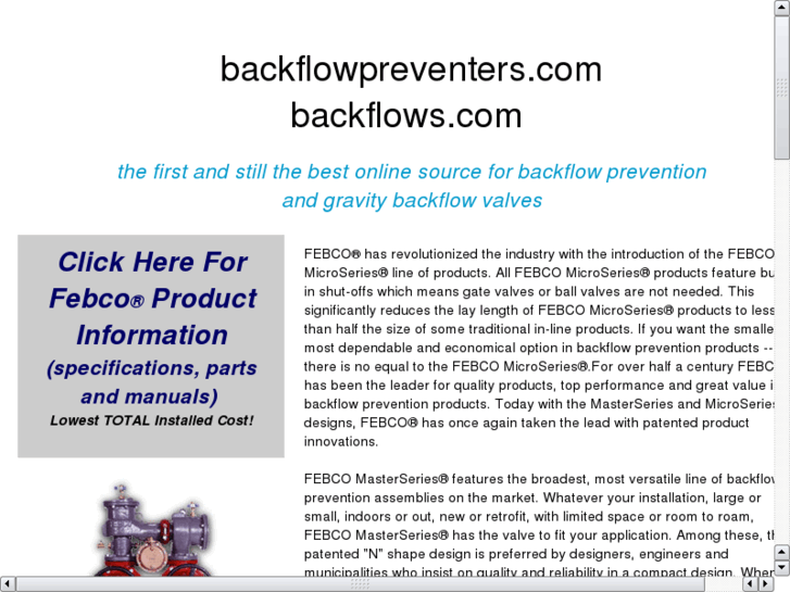 www.backflows.net