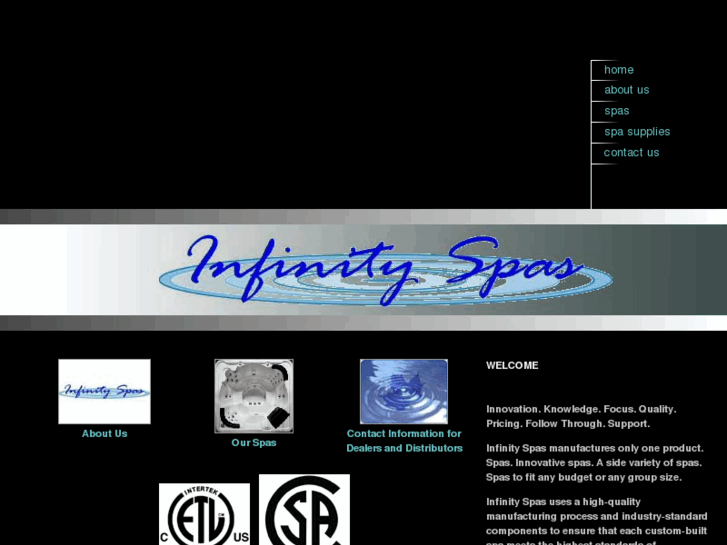 www.infinityspas.net