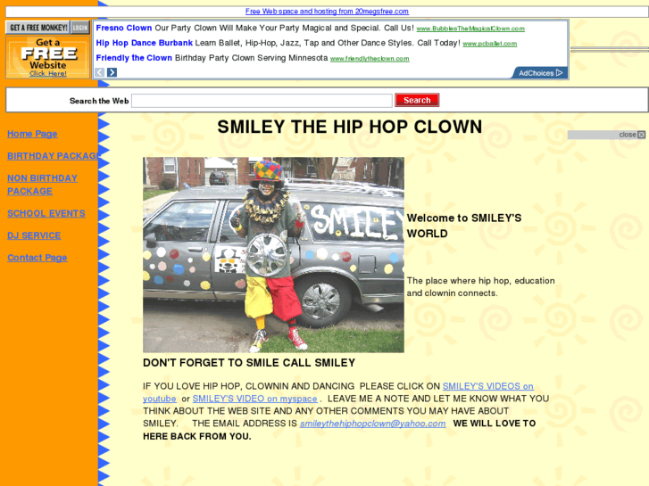 www.smileythehiphopclown.com