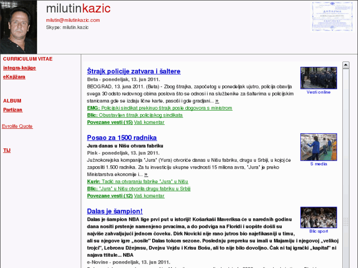 www.milutinkazic.com