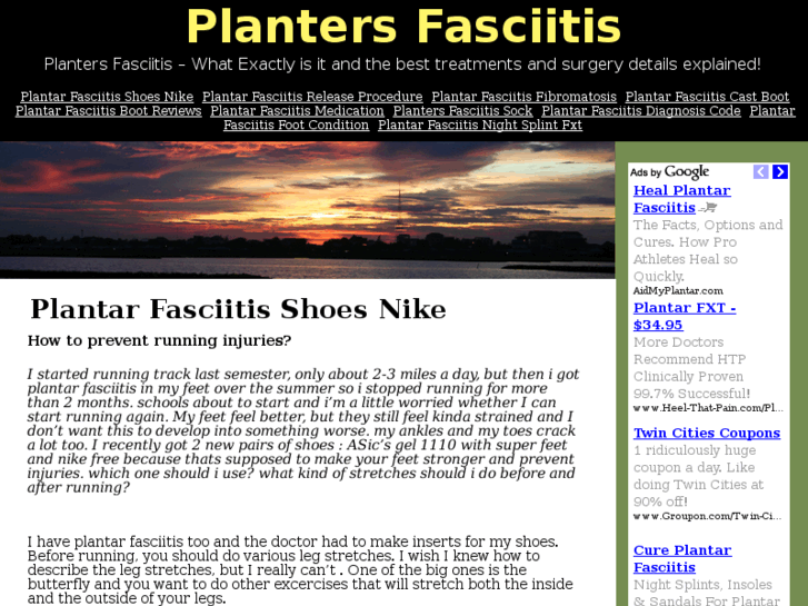 www.plantersfasciitis.org