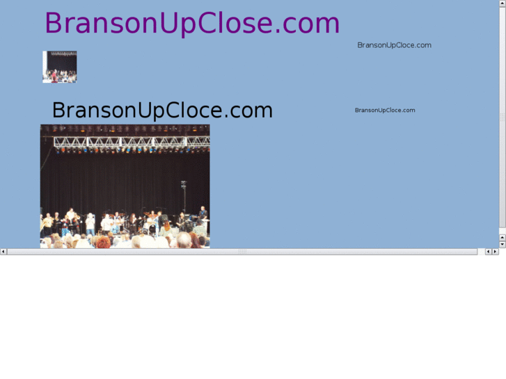 www.bransonupclose.com