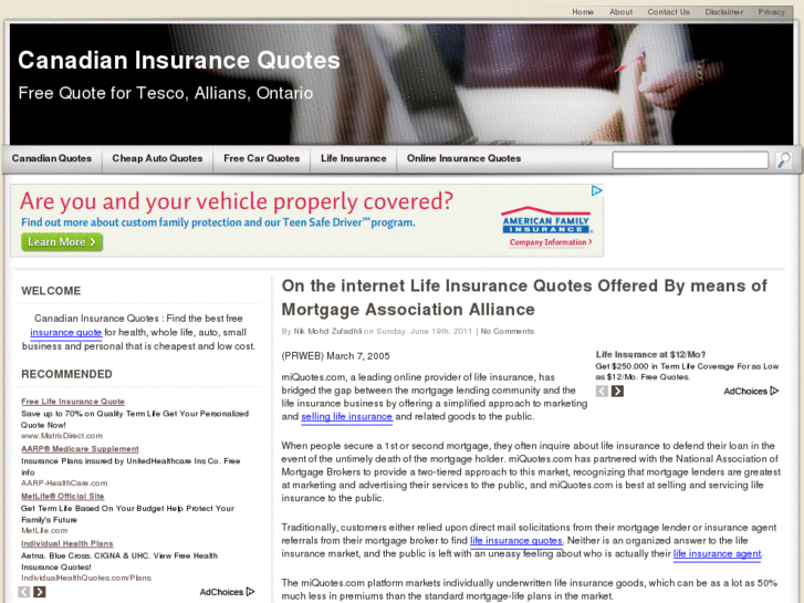 www.canadianinsurancequotes.net