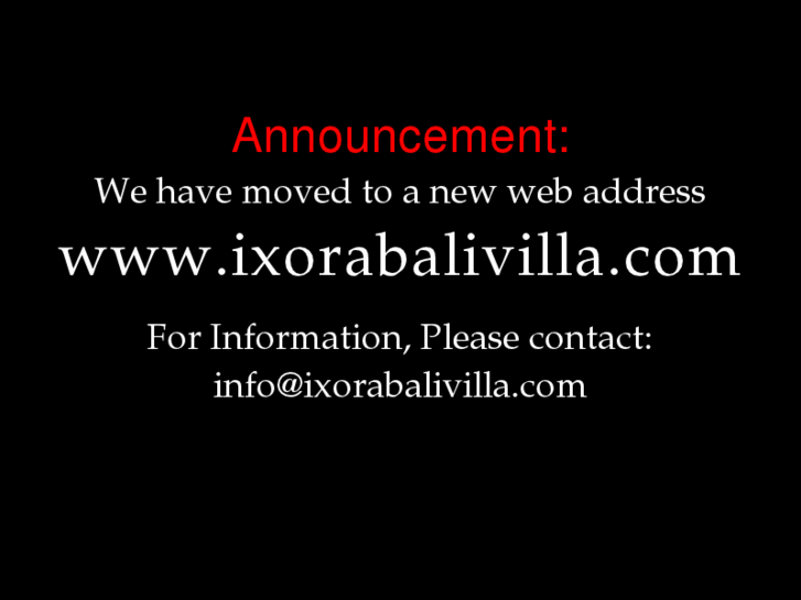 www.ixorabali.com