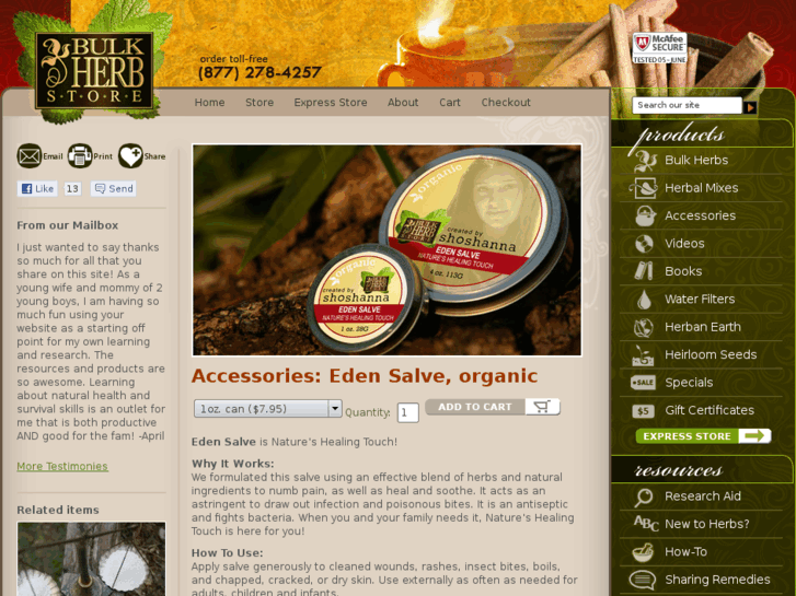 www.organicsalve.net