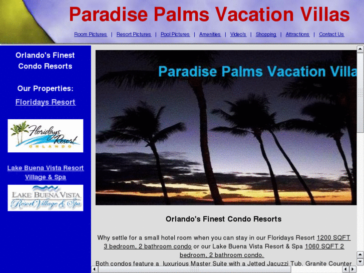 www.paradisepalmsvacationvillas.com