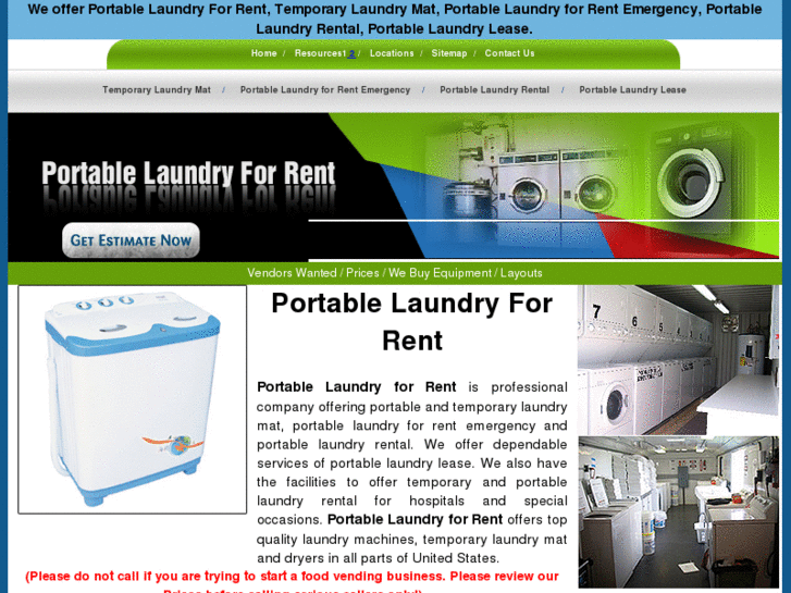 www.portable-laundry-for-rent.com