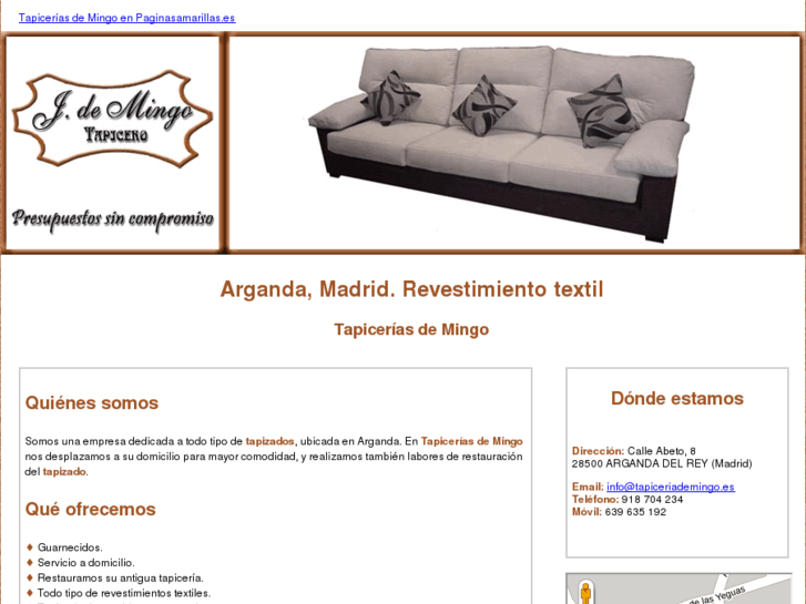 www.tapiceriademingo.es