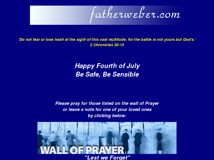 www.fatherweber.com