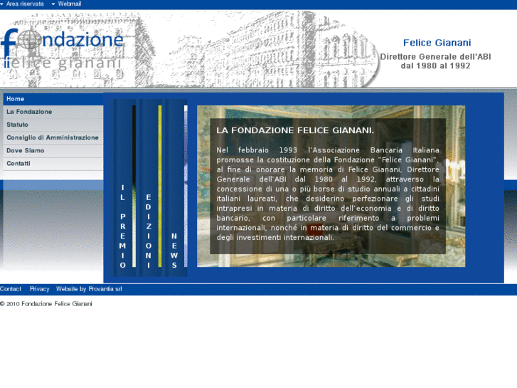 www.fondazionefelicegianani.eu