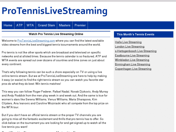 www.protennislivestreaming.com