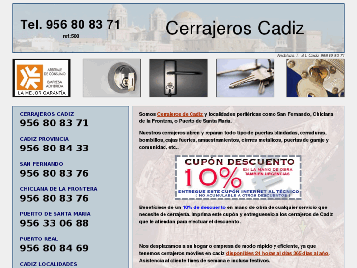 www.cerrajeroscadiz.com