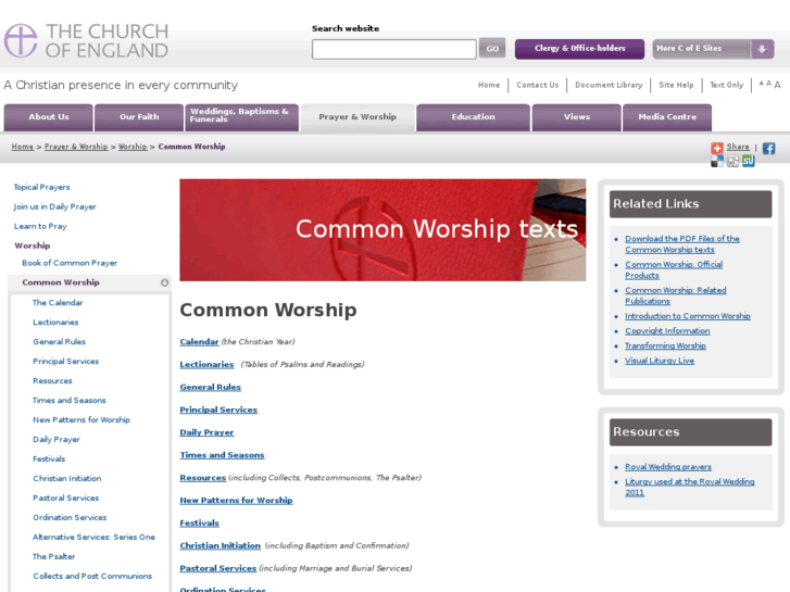 www.commonworship.com