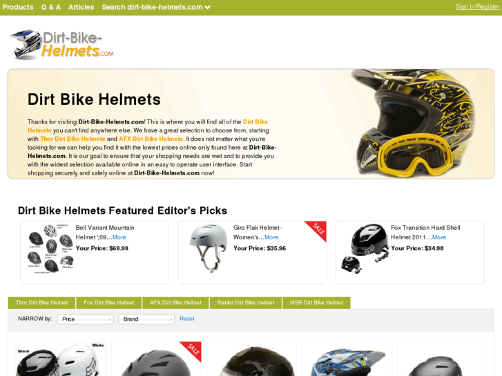 www.dirt-bike-helmets.com