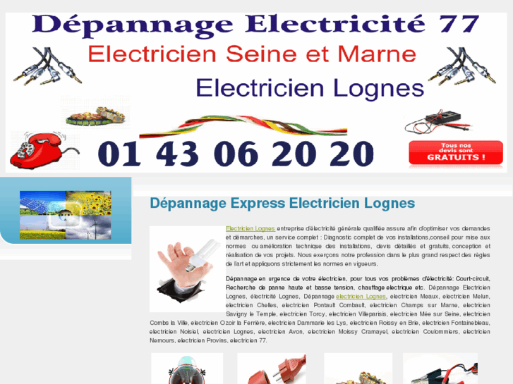 www.electricienlognes.net