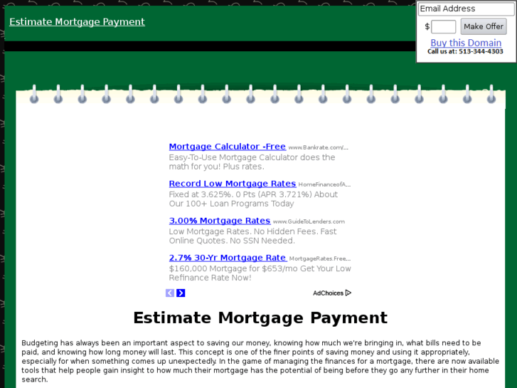 www.estimatemortgagepayment.com