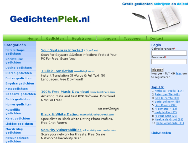 www.gedichtenplek.nl