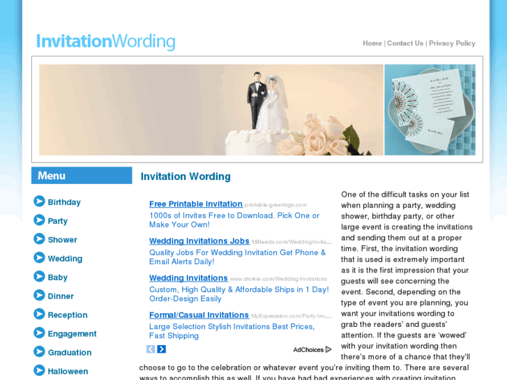 www.invitationwording.org