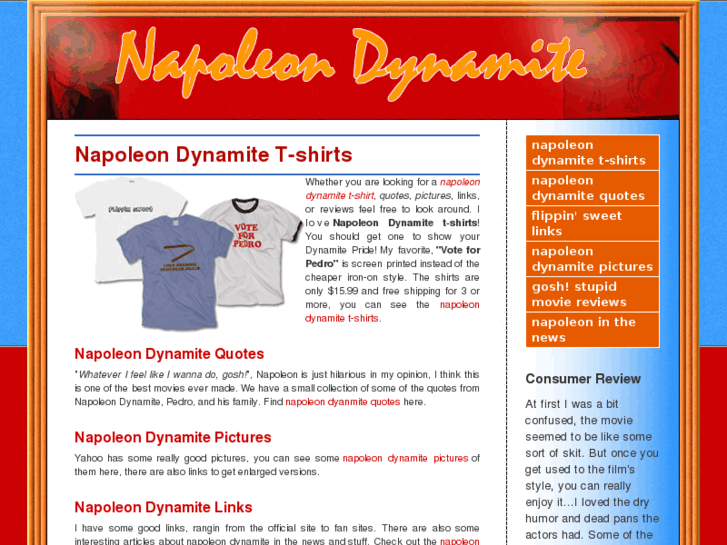 www.napoleondynamitetshirt.com